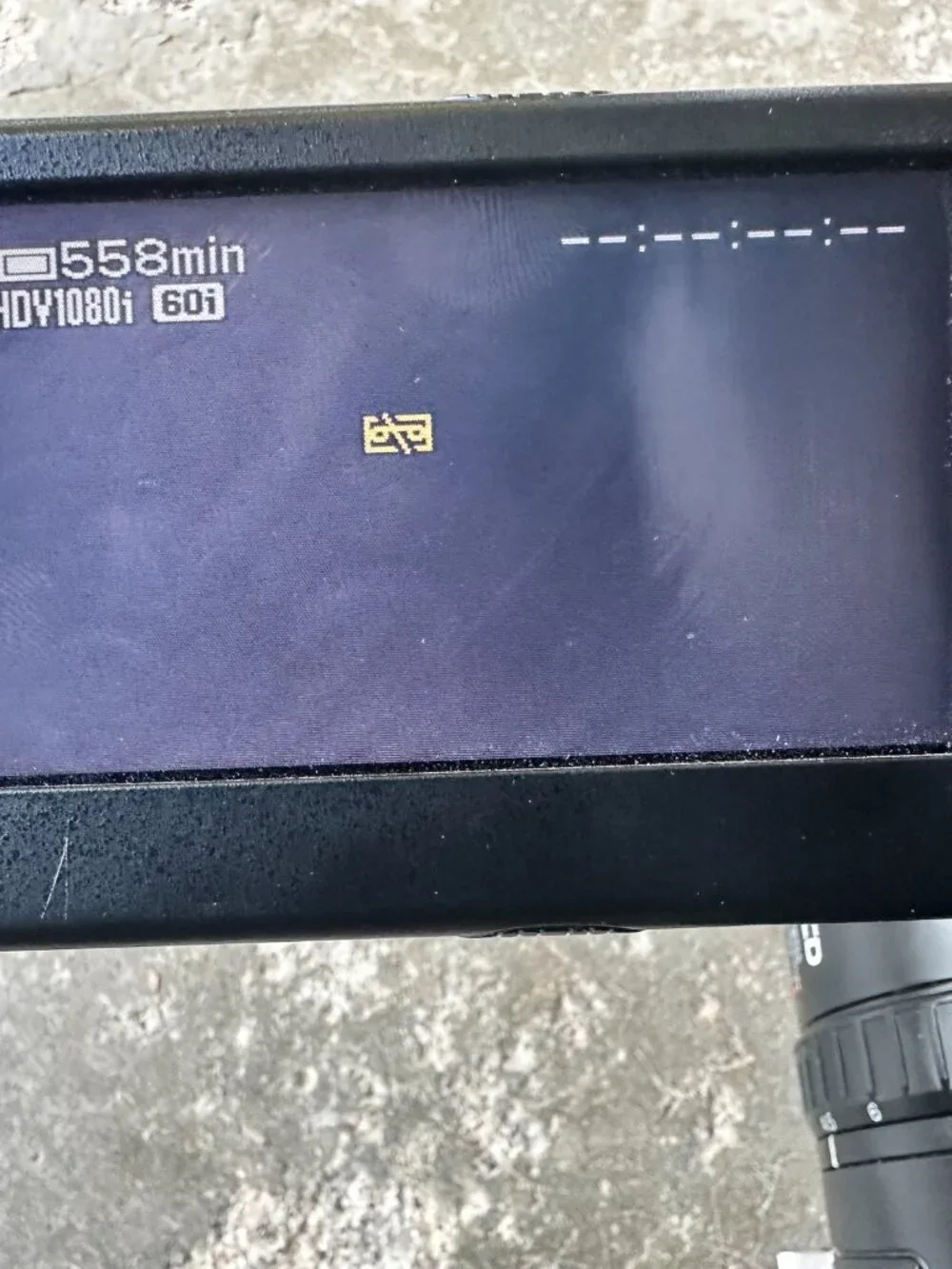 Sony HVR-Z7U High Definition HDV MiniDV Camcorder HVR-Z7U- Turns on- Lens Issue